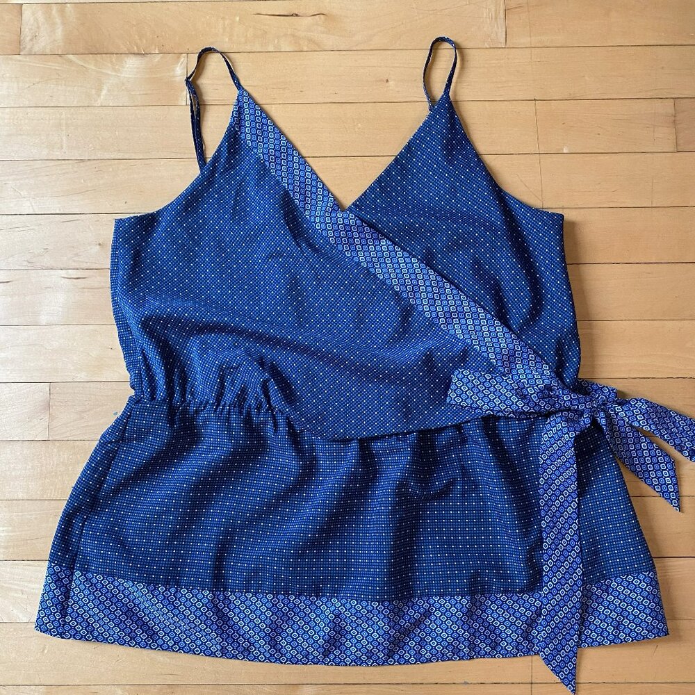 Banana Republic Faux Wrap Top